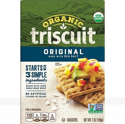 Triscuit Crackers Organic Orginial1X7 Oz