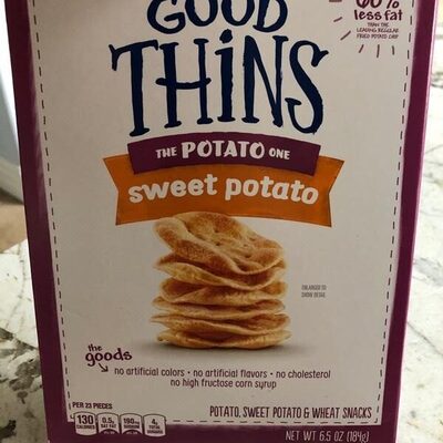 Good Thins Crackers Sweet Potato 1X6.5 Oz