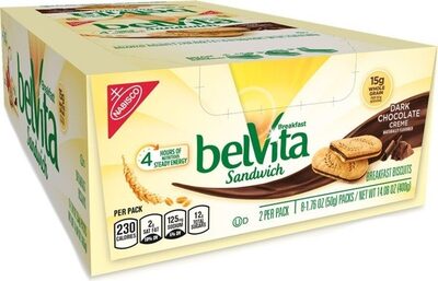 Dark Chocolate Creme Sandwich Breakfast Biscuits, Dark Chocolate Creme