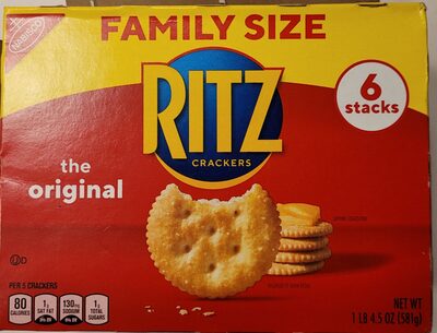 Nabisco Ritz Original Family Size Crackers 20.5 Oz