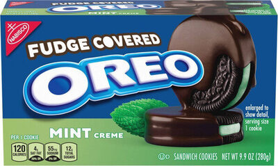 Mint Creme Fudge Covered Sandwich Cookies, Mint Creme Fudge Covered