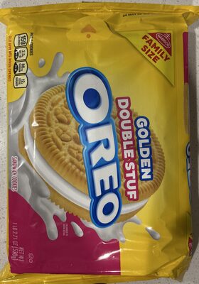 Golden Double Stuf Sandwich Cookies, Golden Double Stuf