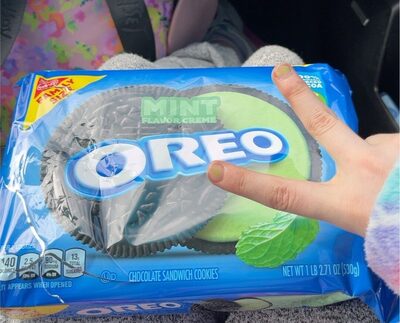 Mint Creme Chocolate Sandwich Cookies, Mint Creme