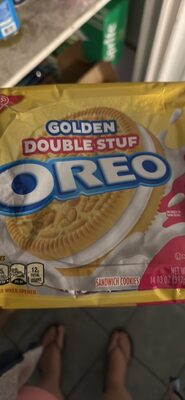 Golden Double Stuf Sandwich Cookies, Golden Double Stuf