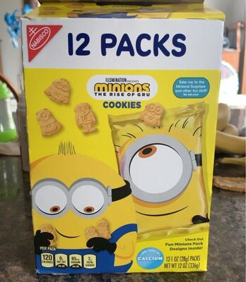 Nabisco Minions Cookies, 12 Snack Packs