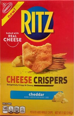 Cheddar Cheese Crispers Potato And Wheat Chips, Cheddar