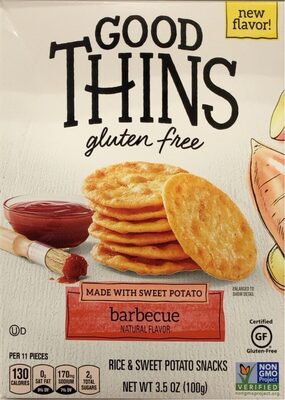 Barbecue Flavor Rice & Sweet Potato Snacks, Barbecue