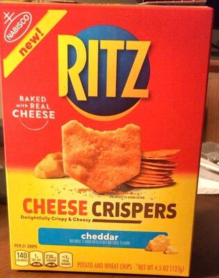 Cheddar Cheese Crispers Potato And Wheat Chips, Cheddar