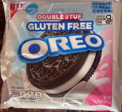 Double Stuf Gluten Free Chocolate Sandwich Cookies, Double Stuf