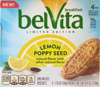 Lemon Poppy Seed Breakfast Biscuits, Lemon Poppy Seed