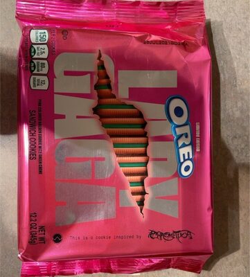 Oreo Lady Gaga Sandwich Cookies Limited Edition, 12.2 Oz