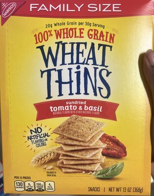 Sundried Tomato & Basil Flavor 100% Whole Grain Snacks, Sundried Tomato & Basil