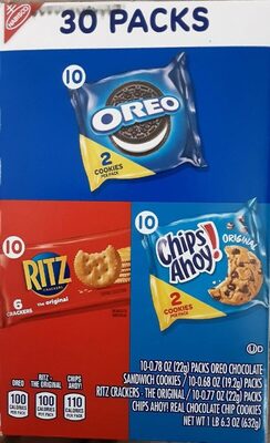 Nabisco Cookies & Crackers, 30 Count, 1 Lb 6.3 Oz