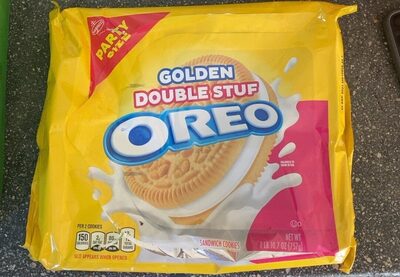 Golden Double Stuf Sandwich Cookies, Golden Double Stuf