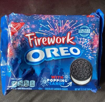 Firework Chocolate Sandwich Cookies, Firework Chocolate