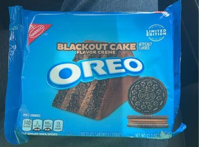 Blackout Cake Creme Chocolate Sandwich Cookies, Blackout Cake Creme Chocolate
