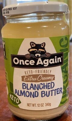 Blanched Almond Butter Keto - Friendly Extra Creamy, Blanched Almond Butter