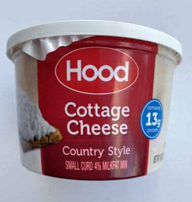 Country Style 4% Small Curd Cottage Cheese, Country Style