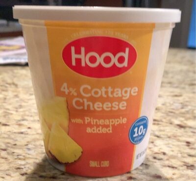 4% Small Curd Cottage Cheese With Pineapple, Pineapple