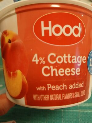 1% Lowfat Small Curd Cottage Cheese With Peaches, Peaches