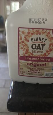 Original Unsweetened Oatmilk, Original