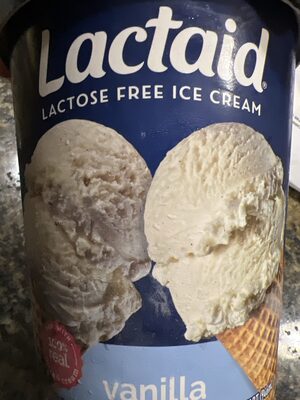 Vanilla Lactose Free Ice Cream, Vanilla