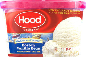 Boston Vanilla Bean Vanilla Light Ice Cream With Ground Vanilla Beans, Boston Vanilla Bean