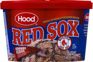 Fenway Fudge Chocolate Fudge Socks And Thick Fudge Swirl In Chocolate Frozen Dairy Dessert, Fenway Fudge