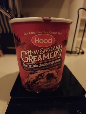 Down East Double Chocolate Fudge Brownie New England Creamery Premium Ice Cream, Down East Double Chocolate Fudge Brownie