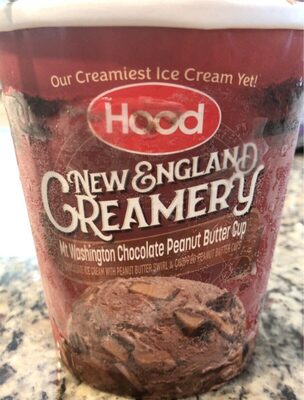 Mt Washington Chocolate Peanut Butter Cup New England Creamery Premium Ice Cream, Mt Washington Chocolate Peanut Butter