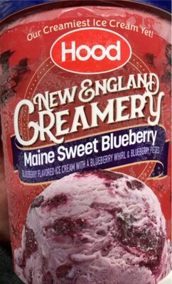 Maine Sweet Blueberry New England Creamery Premium Ice Cream, Maine Sweet Blueberry
