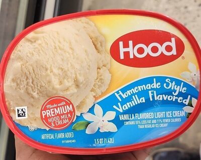 Vanilla Flavored Light Ice Cream, Vanilla