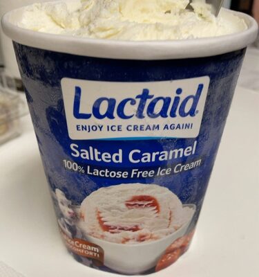 Salted Caramel Lactose Free Ice Cream, Salted Caramel