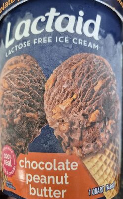 Peanut Butter Chip Lactose Free Ice Cream, Peanut Butter Chip