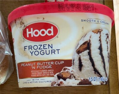 Peanut Butter Cup'N Fudge Vanilla Frozen Yogurt Swirled With Peanut Butter Cups And Fudge, Peanut Butter Cup'N Fudge