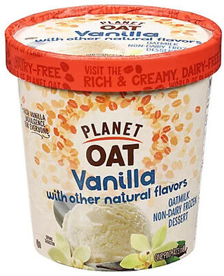 Vanilla Oatmilk Non-Dairy Frozen Dessert, Vanilla
