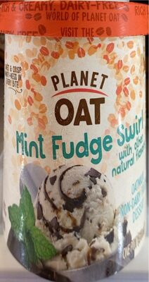 Mint Fudge Swirl Oatmilk Non-Dairy Frozen Dessert, Mint Fudge Swirl