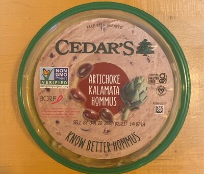 Artichoke Kalamata Hommus, Artichoke Kalamata