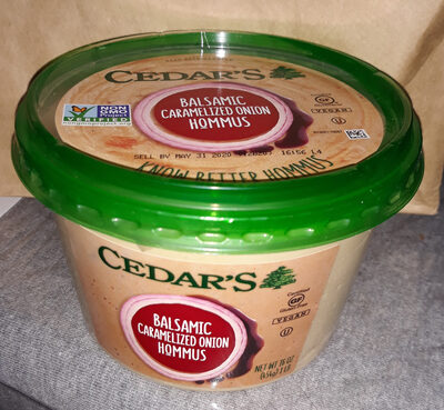 Balsamic Caramelized Onion Hommus, Onion