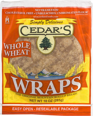 Wraps, Whole Wheat