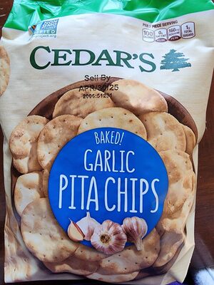 Garlic Pita Chips, Garlic