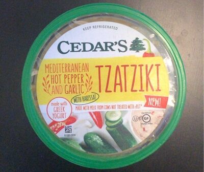 Mediterranean Hot Pepper And Garlic Tzatziki, Mediterranean Hot Pepper And Garlic
