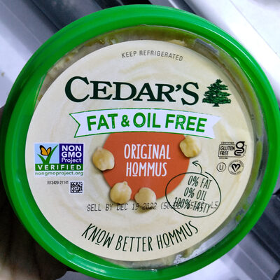 Fat & Oil Free Original Hommus