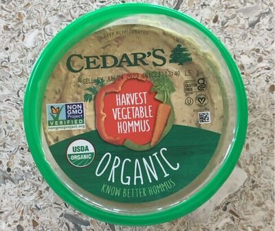 Harvest Vegetable Hommus, Harvest Vegetable