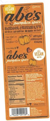The Vegan Muffin, Pumpkin Spice