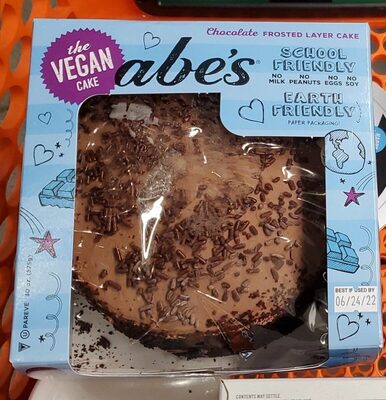 Chocolate Frosted Layer Vegan Cake, Chocolate