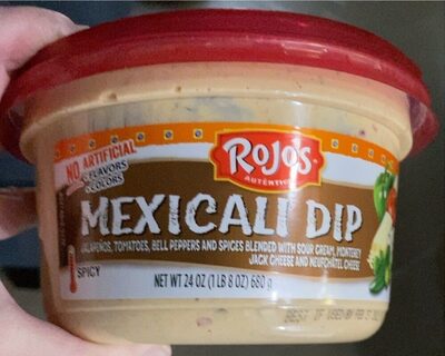 Medium Jalapenos, Tomatoes, Bell Peppers And Spices Blended With Sour Cream, Monterey Jack Cheese And Neufchatel Cheese Mexicali Dip, Medium Jalapenos, Tomatoes, Bell Peppers And Spices Blended With Sour Cream, Monterey Jack Cheese And Neufchatel Cheese