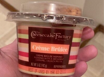 Creme Brulee Inspired Pudding With A Decadent Caramel Crunch Mix-In, Creme Brulee