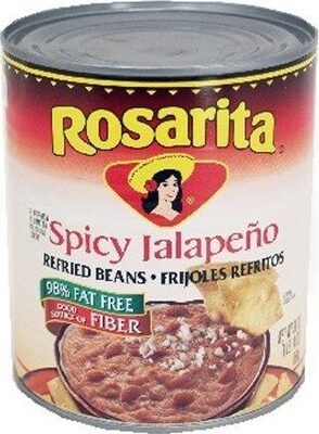 Rosarita Organic Spicy Jalapeno Refried Beans, 16 0z.