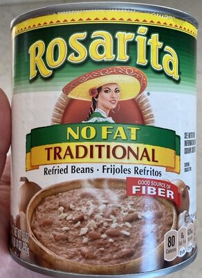 Rosarita Non Fat Refried Beans 30 Oz